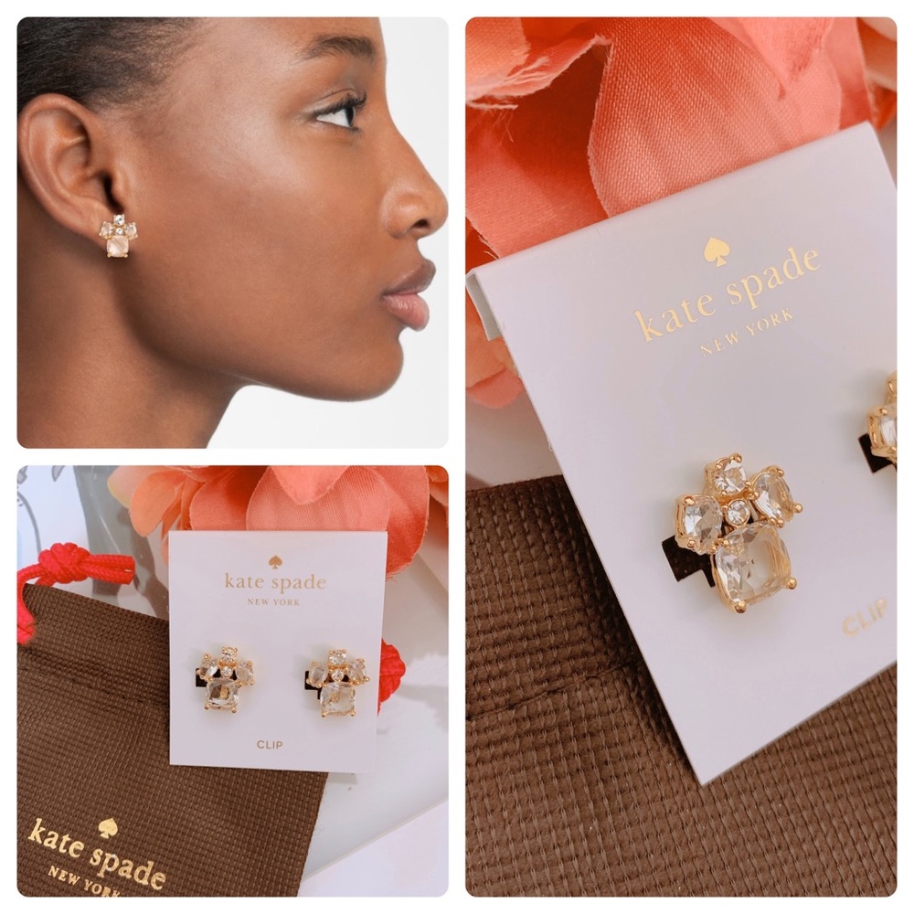 Kate Spade make me blush stud earrings